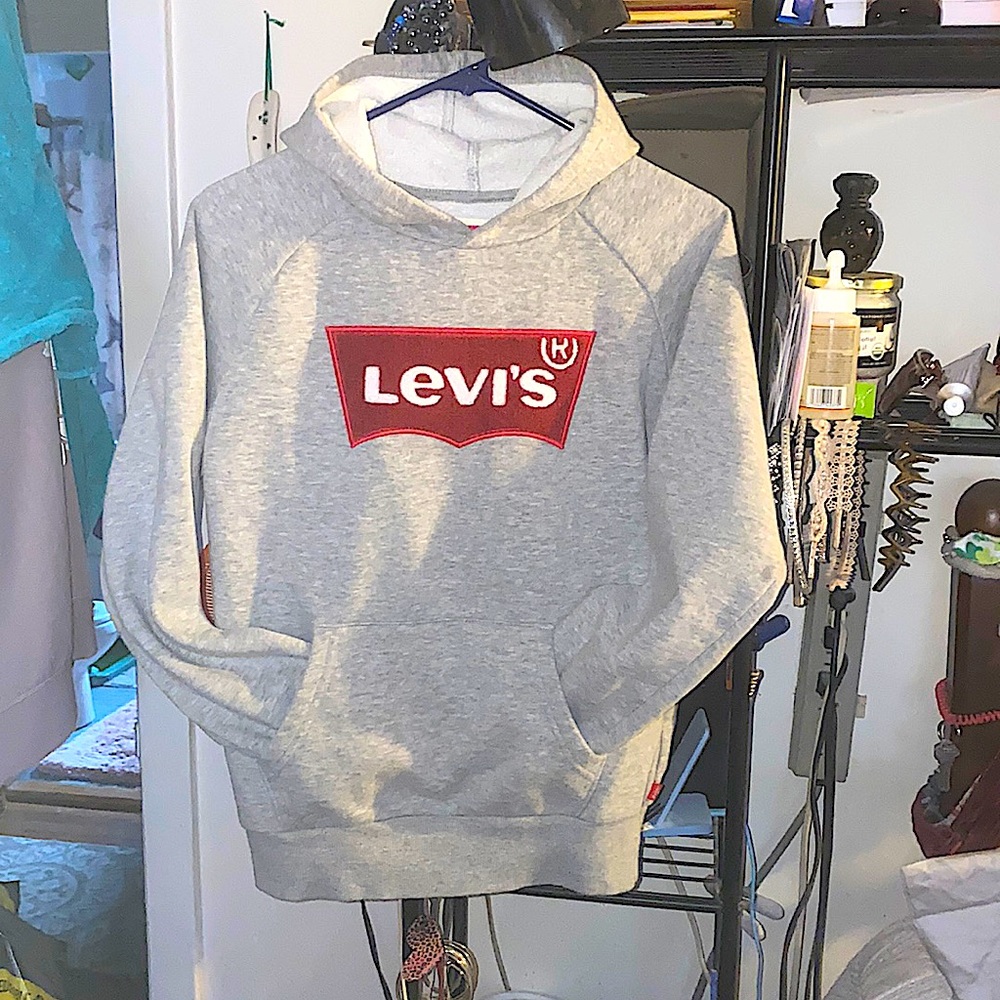 Levi’s Pullover Hooded Sweatshirt Sz Lg